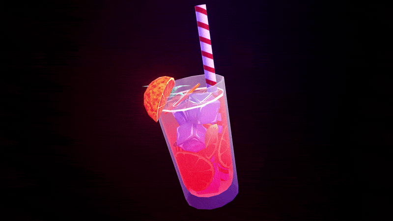 Orange Soda 3D Prop
